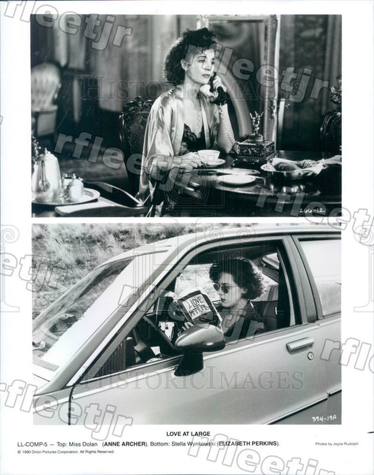 1990 Actors Elizabeth Perkins & Anne Archer Press Photo ads429 - Historic Images