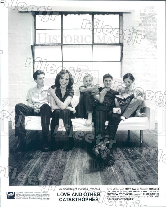 1997 Actors Matt Day, Frances O'Connor, Radha Mitchell Press Photo ads433 - Historic Images