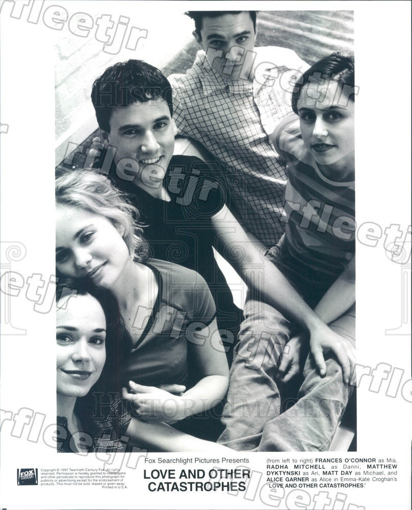 1997 Actors Matt Day, Frances O&#39;Connor, Radha Mitchell Press Photo ads435 - Historic Images