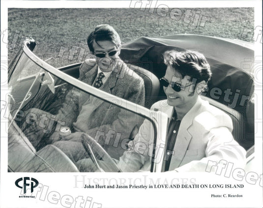Undated Actors Jason Priestley & John Hurt Press Photo ads451 - Historic Images
