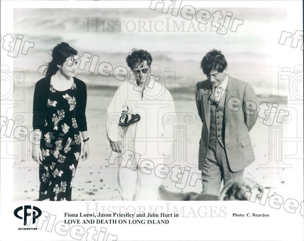 Undated Actors Jason Priestley, John Hurt, Fiona Loewi Press Photo ads453 - Historic Images