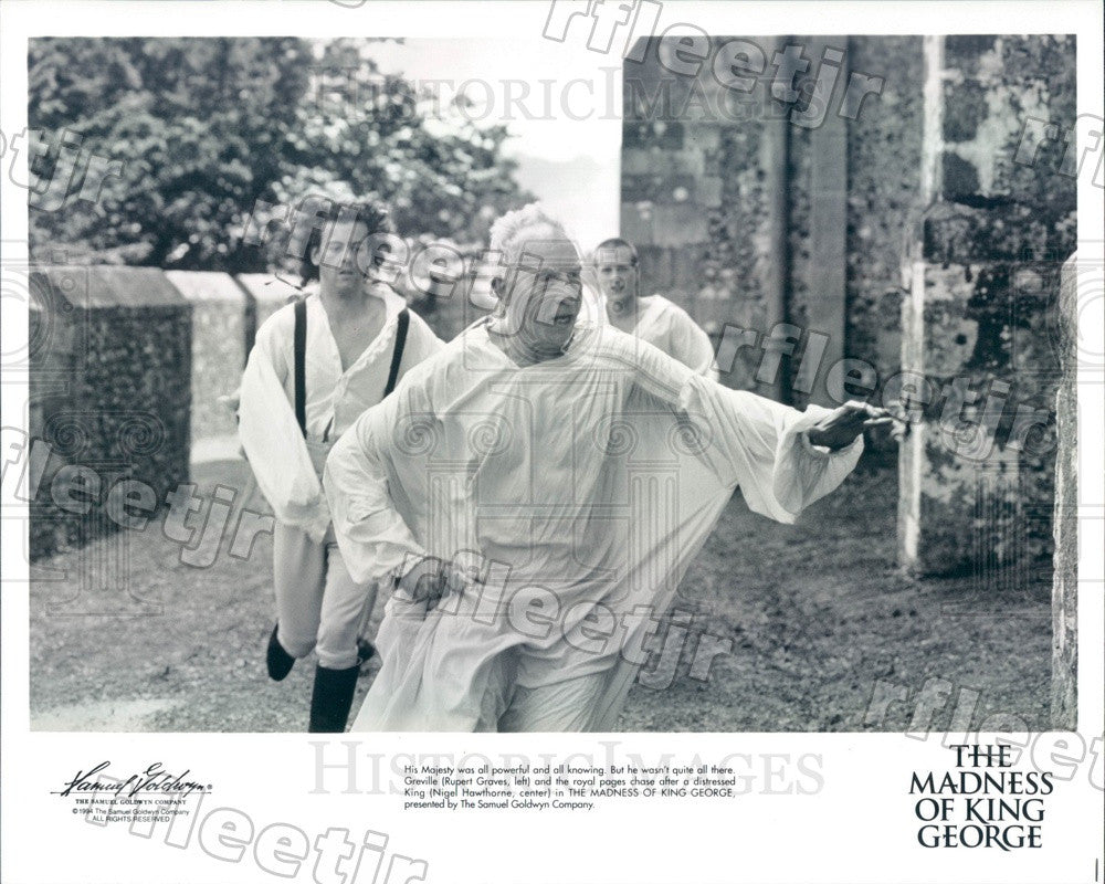 1994 British Actors Nigel Hawthorne &amp; Rupert Graves Press Photo ads459 - Historic Images