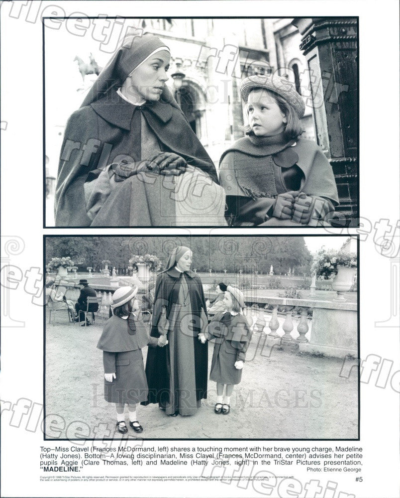 1998 Actors Frances McDormand, Hatty Jones, Clare Thomas Press Photo ads469 - Historic Images