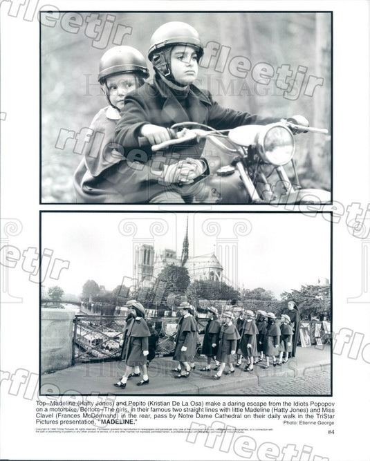 1998 Actor Frances McDormand, Hatty Jones, Kristian De La Osa Press Photo ads473 - Historic Images