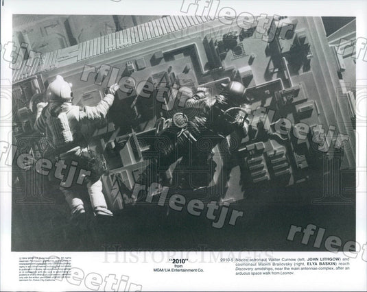 1984 Emmy, Tony Winning Actor John Lithgow & Elya Baskin Press Photo ads521 - Historic Images