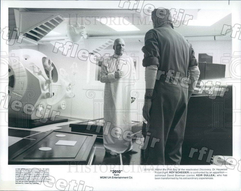 1984 Actors Roy Scheider &amp; Keir Dullea in Film 2010 Press Photo ads527 - Historic Images