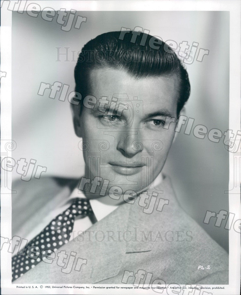 1953 Hollywood Actor Palmer Lee Press Photo ads561 - Historic Images