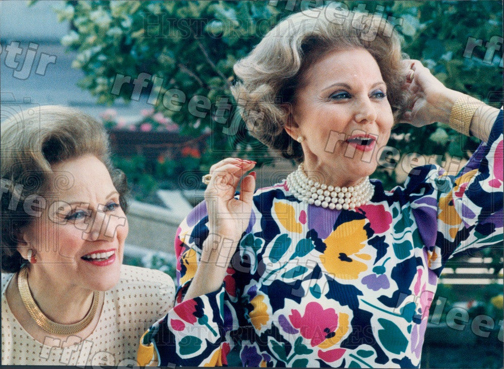 1986 Advice Columnists Ann Landers & Dear Abby Press Photo ads575 - Historic Images