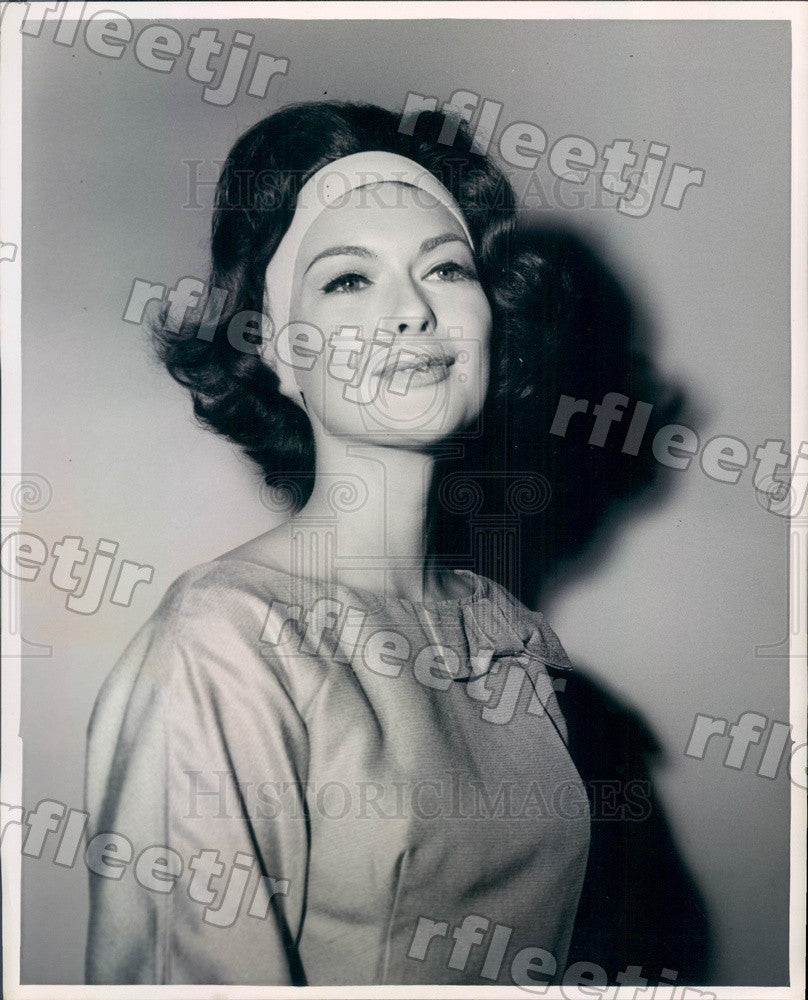 1962 Chicago Top Model Fran Harding Press Photo ads5 - Historic Images