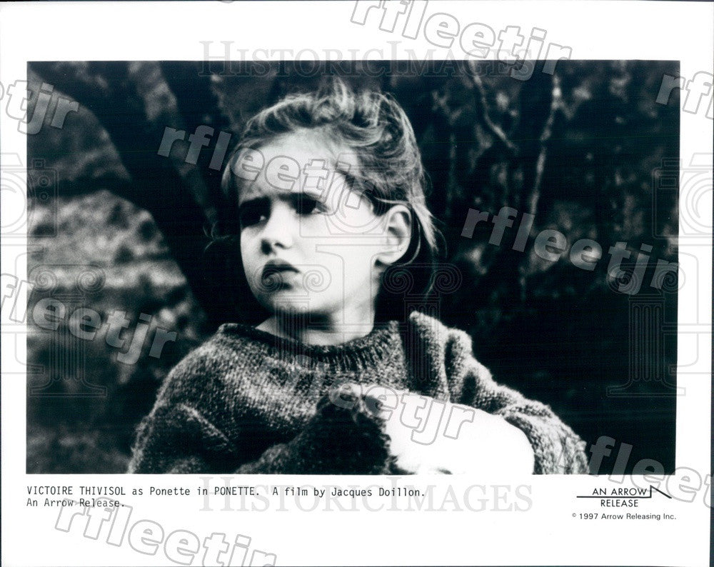 1997 French Child Actress Victoire Thivisol in Film Ponette Press Photo adt103 - Historic Images