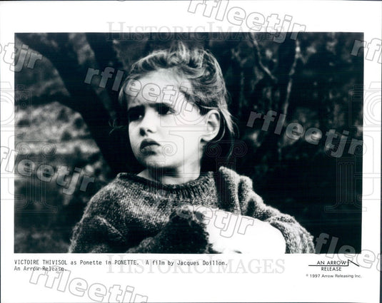 1997 French Child Actress Victoire Thivisol in Film Ponette Press Photo adt103 - Historic Images