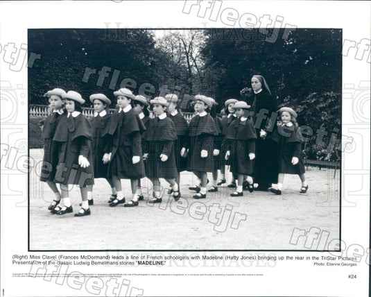 1997 Actors Frances McDormand & Hatty Jones in Film Madeline Press Photo adt121 - Historic Images
