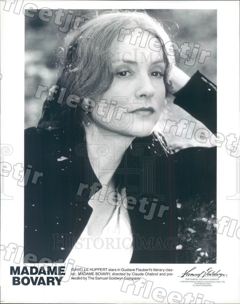 1990 French Actress Isabelle Huppert in Film Madame Bovary Press Photo adt125 - Historic Images