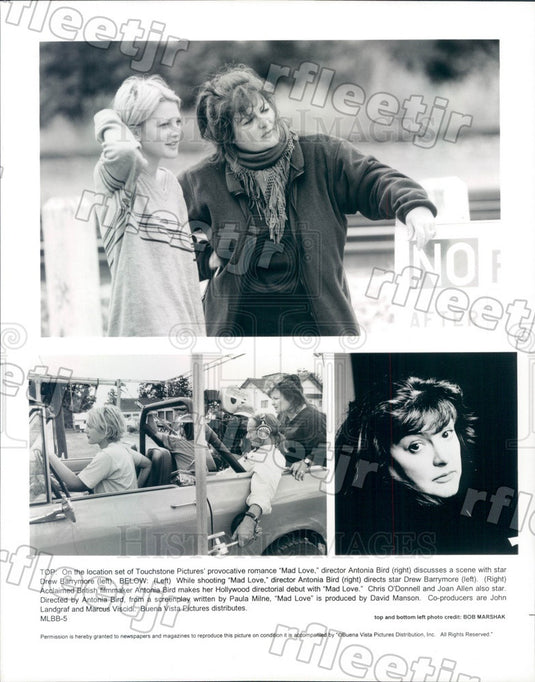 Undated Actress Drew Barrymore & Director Antonia Bird Press Photo adt127 - Historic Images