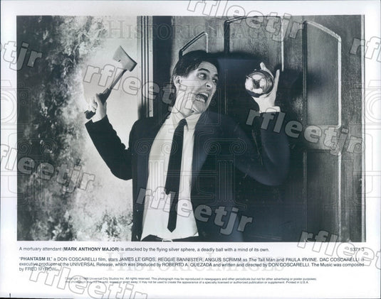 1988 Actor Mark Anthony Major in Film Phantasm II Press Photo adt167 - Historic Images