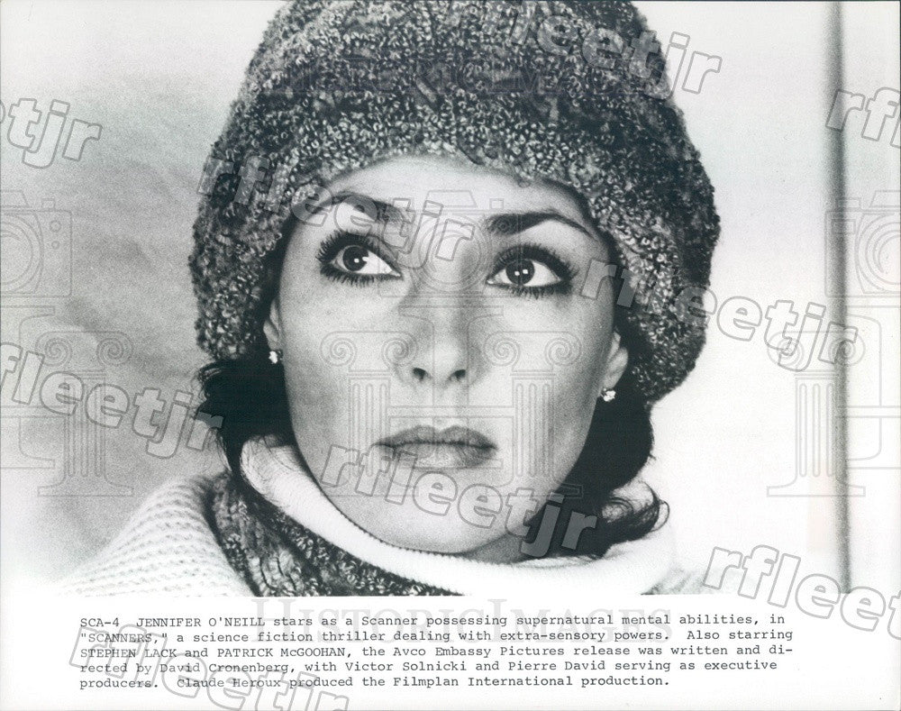 Undated American Actress Jennifer O'Neill in Film Scanners Press Photo ...