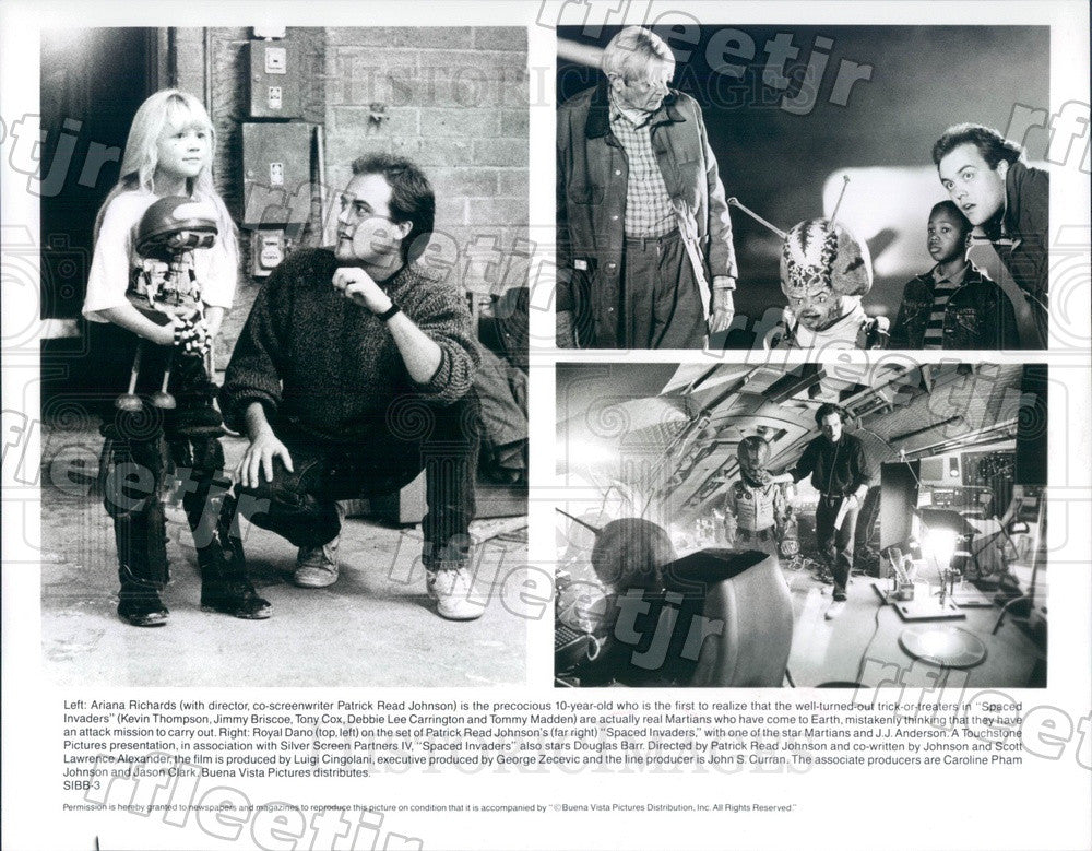 Undated Director Patrick Read Johnson, Actors Ariana Richards Press Photo adt241 - Historic Images