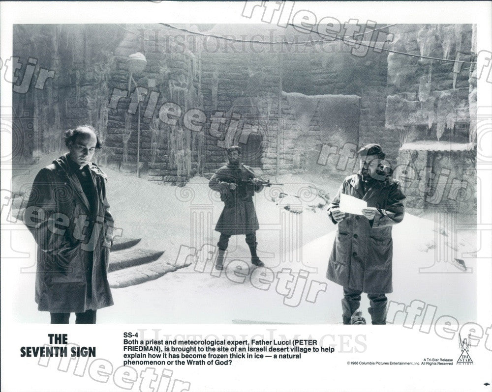 1988 American Actor Peter Friedman in Film The Seventh Sign Press Photo adt253 - Historic Images