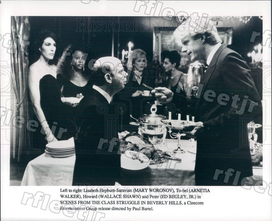 Undated Actors Ed Begley Jr, Mary Woronov, Arnetia Walker Press Photo adt291 - Historic Images