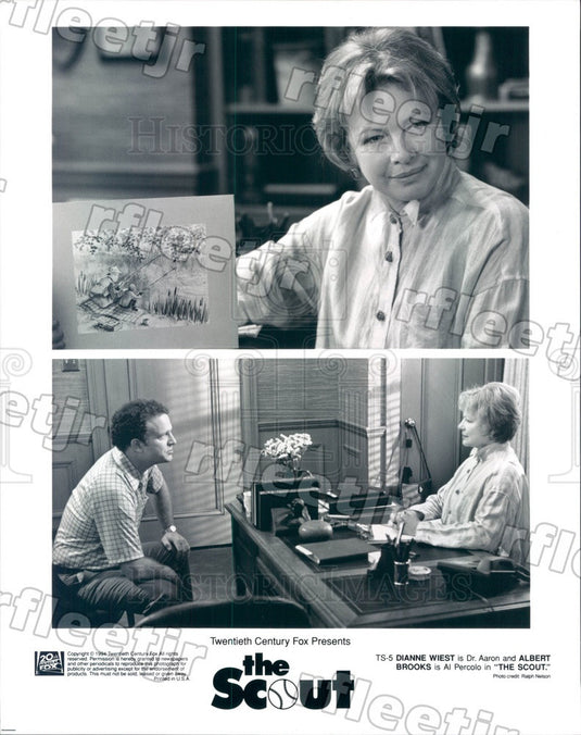 1994 Oscar Winning Actor Dianne Wiest & Albert Brooks Press Photo adt315 - Historic Images