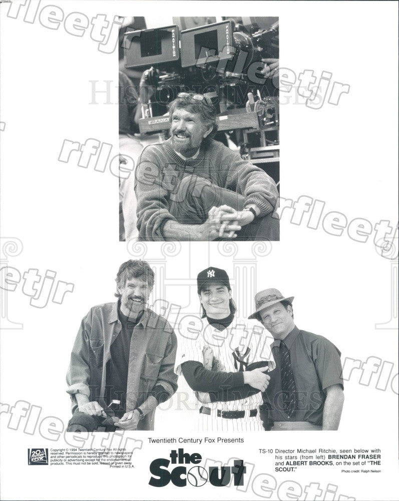 1994 Actor Albert Brooks, Brendan Fraser, Dir Michael Ritchie Press Photo adt319 - Historic Images