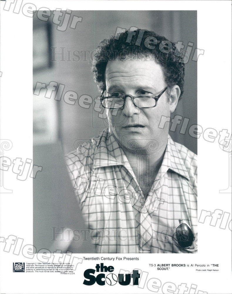 1994 American Actor Albert Brooks in Film The Scout Press Photo adt325 - Historic Images