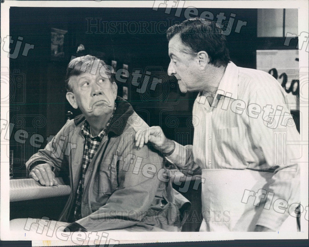 1979 Hollywood Actors Allan Melvin &amp; Jason Wingreen Press Photo adt329 - Historic Images