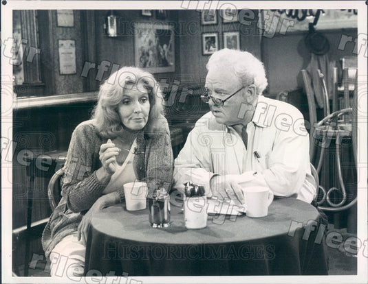 1982 Emmy Winning Actor Carroll O'Connor & Anne Meara Press Photo adt333 - Historic Images
