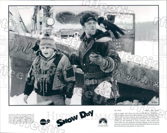 2000 Actors Josh Peck & Chris Elliott in Film Snow Day Press Photo adt365 - Historic Images