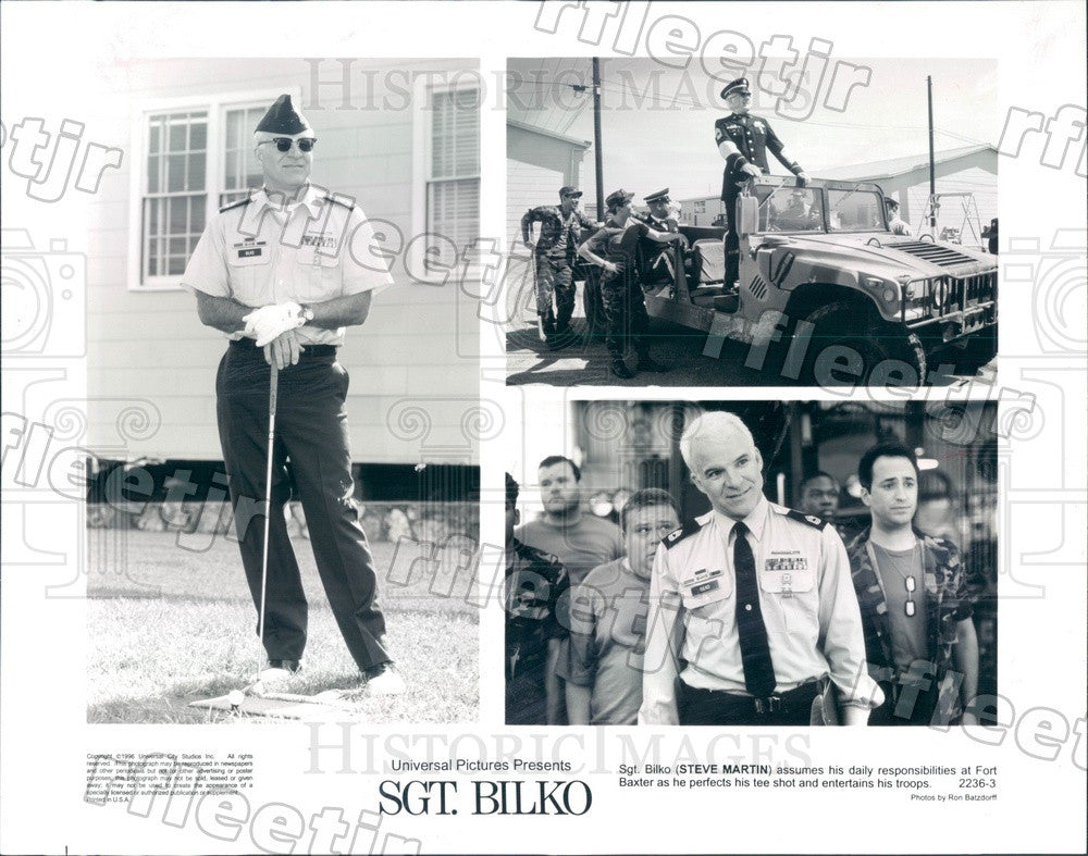 1996 Award Winning Actor Steve Martin in Film Sgt. Bilko Press Photo adt367 - Historic Images