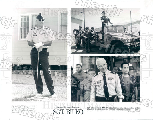 1996 Award Winning Actor Steve Martin in Film Sgt. Bilko Press Photo adt367 - Historic Images