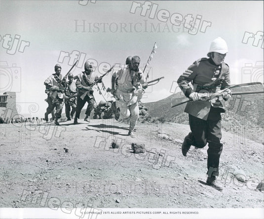 1975 Oscar Winning Actor Michael Caine in Film Press Photo adt389 - Historic Images