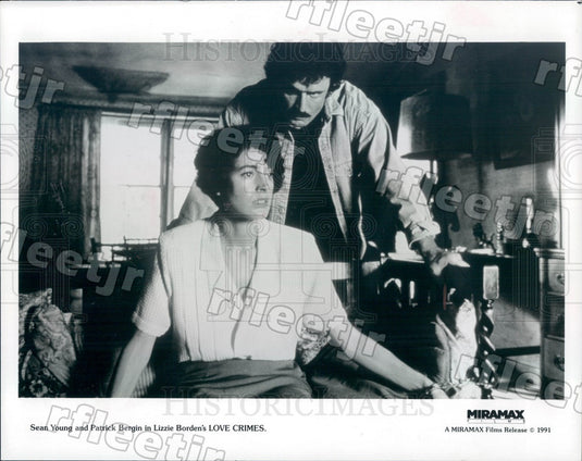 1991 Actors Patrick Bergin & Sean Young in Film Love Crimes Press Photo adt39 - Historic Images
