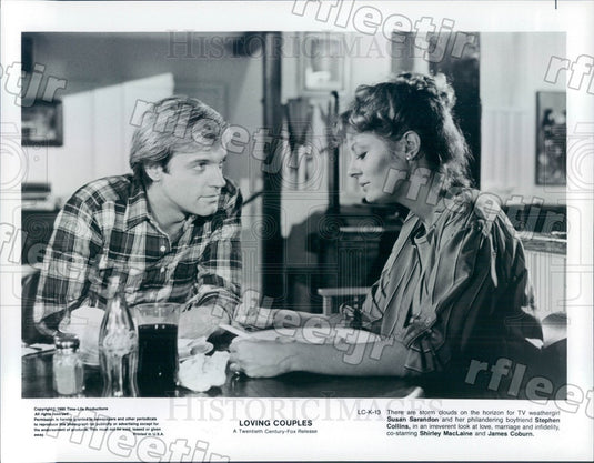 1980 Oscar Winning Actor Susan Sarandon & Stephen Collins Press Photo adt3 - Historic Images