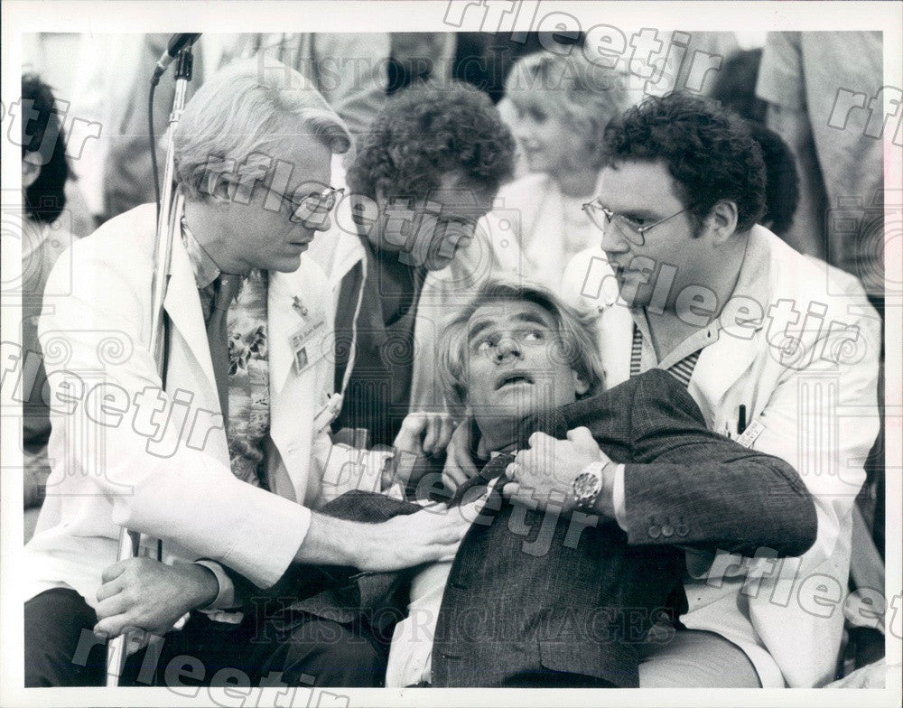 1987 Actors Ed Begley Jr, David Morse, Stephen Furst Press Photo adt449 - Historic Images