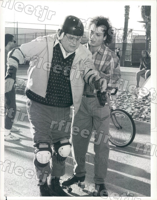1986 Actors Howie Mandel & Stephen Furst on TV St. Elsewhere Press Photo adt455 - Historic Images