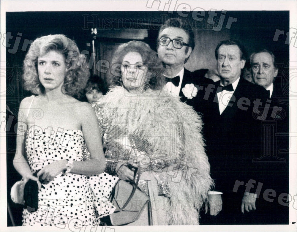 1988 Actors Jayne Meadows, Steve Allen, Tom Poston, Louis Nye Press Photo adt463 - Historic Images