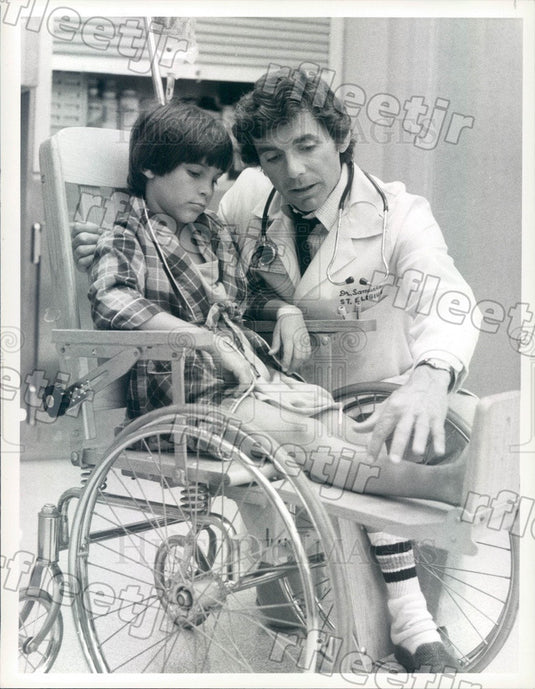 1983 Actors David Birney & Jeremy Licht on TV St. Elsewhere Press Photo adt475 - Historic Images