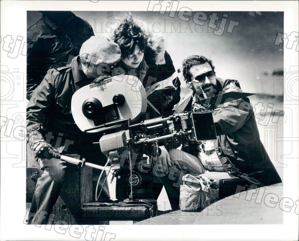 1984 Camera Crew Filming TV Show St. Elsewhere in Boston Press Photo adt483 - Historic Images