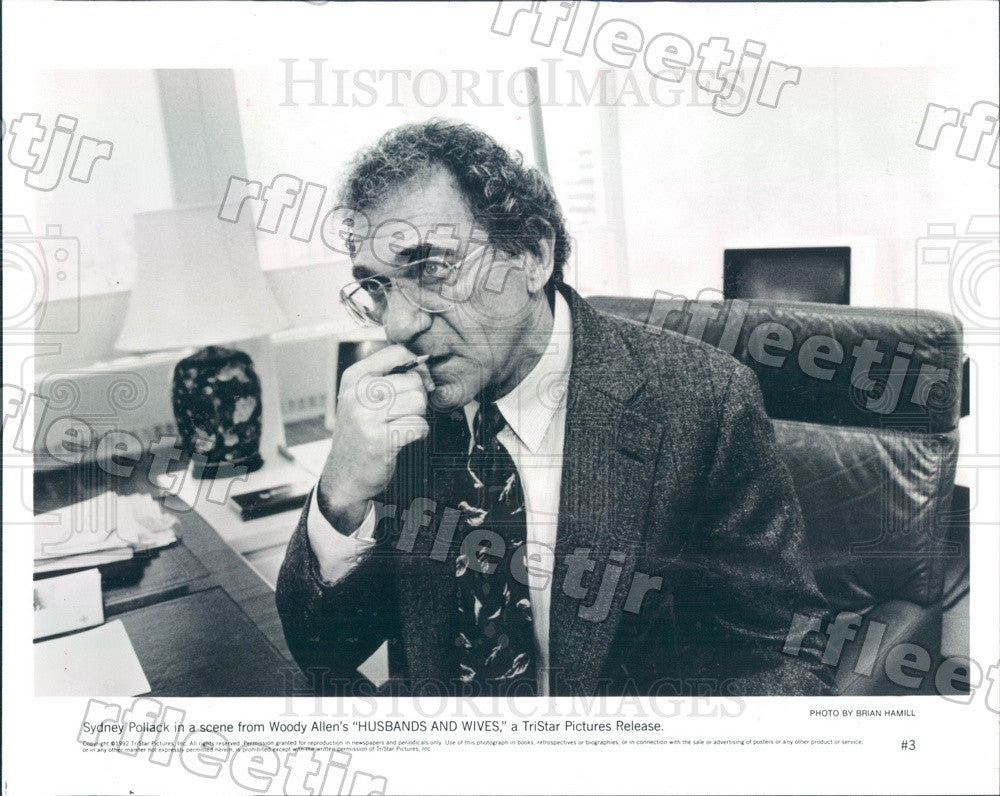 1992 Actor, Dir Sidney Pollack in Film Husbands and Wives Press Photo adt493 - Historic Images