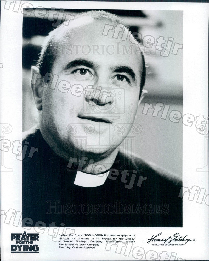 1987 British Actor Bob Hoskins in Film A Prayer for the Dying Press Photo adt51 - Historic Images