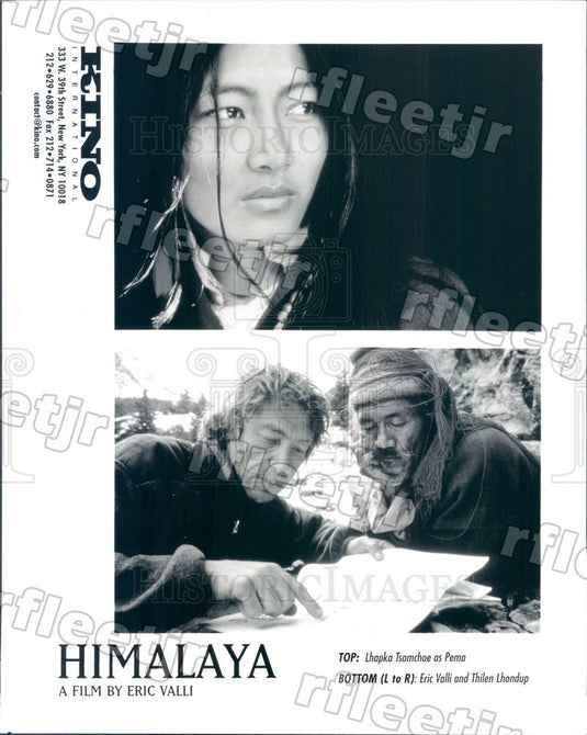 Undated Actor Lhapka Tsamchoe, Thilen Lhondup, Dir Eric Valli Press Photo adt529 - Historic Images