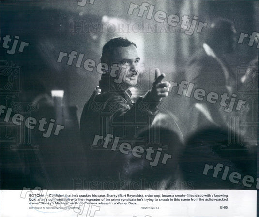 1981 Emmy Winning Actor Burt Reynolds in Sharky's Machine Press Photo adt541 - Historic Images