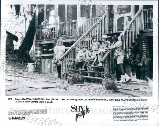1987 Actors Martha Plimpton, Barbara Hershey Press Photo adt543 - Historic Images