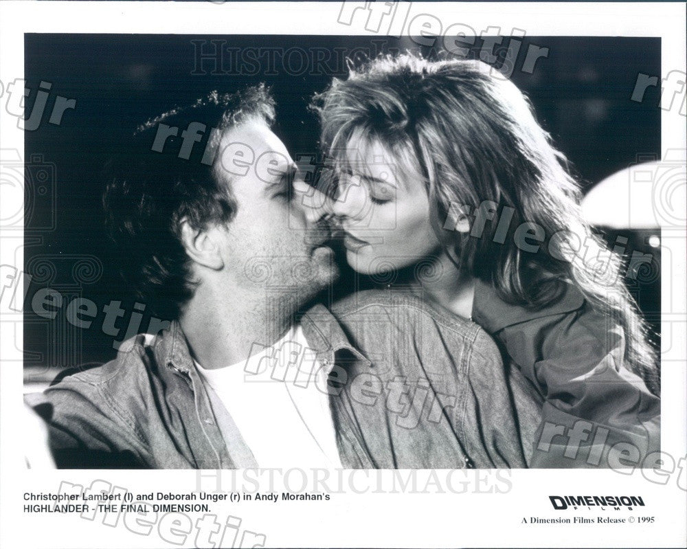 1995 Actors Christopher Lambert &amp; Deborah Unger in Film Press Photo adt561 - Historic Images