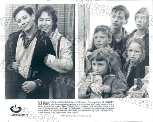 1993 Oscar,Tony Winning Actor Kathy Bates, Edward Furlong Press Photo adt573 - Historic Images
