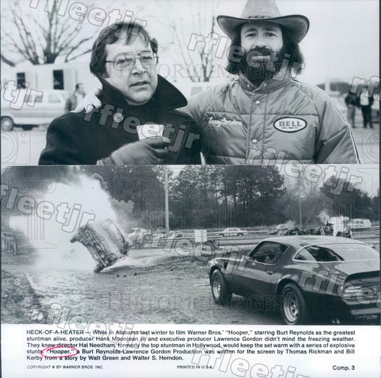 Undated Film Producers Hank Moonjean & Lawrence Gordon Press Photo adt579 - Historic Images