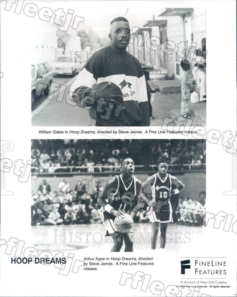 1994 Chicago Basketball Players Arthur Agee &amp; William Gates Press Photo adt593 - Historic Images