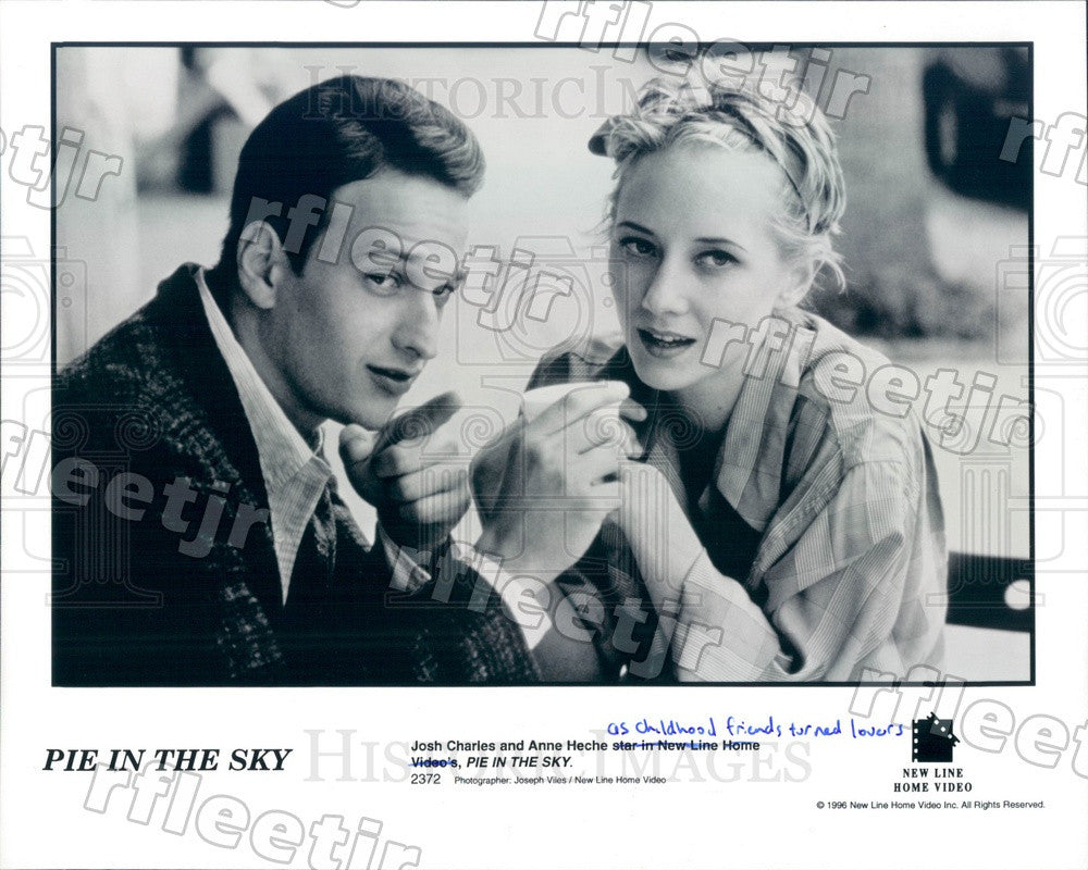 1996 Actors Josh Charles &amp; Anne Heche in Film Pie In The Sky Press Photo adt63 - Historic Images