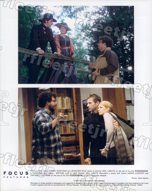 2002 Actors Gwyneth Paltrow, Aaron Eckhart, Jennifer Ehle Press Photo adt69 - Historic Images